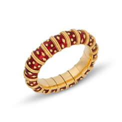 TIFFANY & CO., JEAN SCHLUMBERGER ENAMEL 'JACKIE' BRACELET