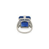 SAPPHIRE AND DIAMOND RING - photo 4