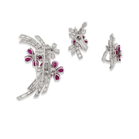 PEDERZANI SET OF RUBY AND DIAMOND JEWELLERY - photo 3