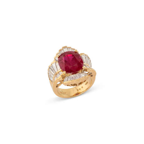 NO RESERVE | RUBY AND DIAMOND RING - фото 3