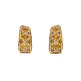 NO RESERVE | CITRINE AND DIAMOND EARRINGS - Foto 1