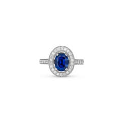 SAPPHIRE AND DIAMOND RING