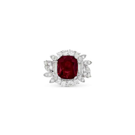 NO RESERVE | RUBY AND DIAMOND RING - Foto 1