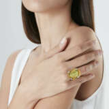 CAT'S EYE CHRYSOBERYL AND DIAMOND RING - photo 3