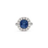 SAPPHIRE AND DIAMOND RING - photo 1