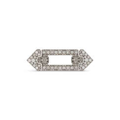 CARTIER ART DECO DIAMOND BROOCH