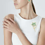 VAN CLEEF & ARPELS MID-20TH CENTURY SET OF TURQUOISE AND DIAMOND JEWELLERY - photo 2