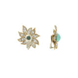 VAN CLEEF & ARPELS MID-20TH CENTURY SET OF TURQUOISE AND DIAMOND JEWELLERY - photo 4