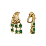 VAN CLEEF & ARPELS EMERALD AND DIAMOND EARCLIPS - photo 3