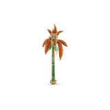 NO RESERVE | CARTIER JADE, CORAL AND DIAMOND PALM TREE CLIP-BROOCH - photo 3