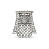 BOUCHERON ART DECO DIAMOND BROOCH - photo 3