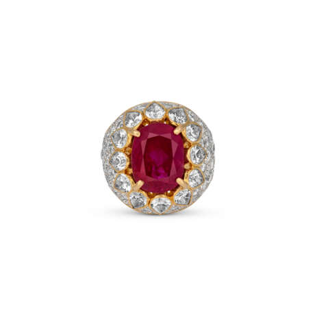 RUBY AND DIAMOND RING - photo 1