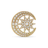 NO RESERVE | DIAMOND CRESCENT BROOCH - Foto 1