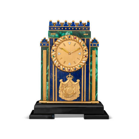 BOUCHERON MULTI-GEM DESK CLOCK - photo 1