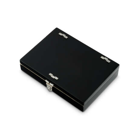 NO RESERVE | CARTIER ART DECO ENAMEL AND DIAMOND VANITY CASE - Foto 1