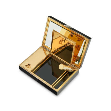 NO RESERVE | CARTIER ART DECO ENAMEL AND DIAMOND VANITY CASE - Foto 2