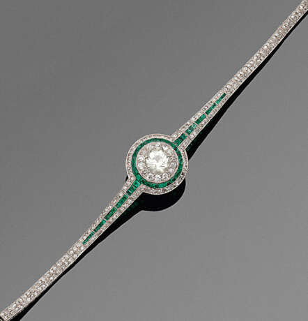 Elegantes Art Déco-Diamantarmband - фото 1