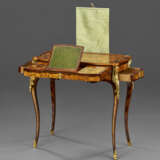 A LOUIS XV ORMOLU-MOUNTED AMARANTH, TULIPWOOD AND MARQUETRY DRESSING/WRITING TABLE - фото 4