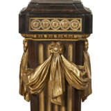 A LOUIS XVI EBONIZED AND GILTWOOD PEDESTAL - photo 2