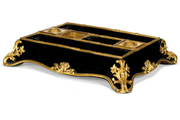 A LOUIS XV ORMOLU-MOUNTED EBONY ENCRIER