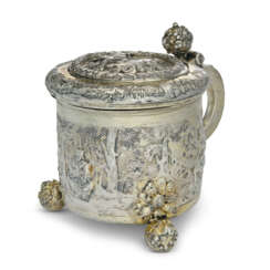 A BALTIC PARCEL-GILT SILVER TANKARD