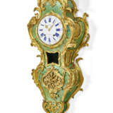 A LOUIS XV ORMOLU-MOUNTED AND BRASS-INLAID GREEN-STAINED HORN MUSICAL CARTEL A MUSIQUE - photo 1