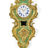 A LOUIS XV ORMOLU-MOUNTED AND BRASS-INLAID GREEN-STAINED HORN MUSICAL CARTEL A MUSIQUE - photo 2