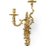 A PAIR OF LOUIS XV ORMOLU TWO-BRANCH WALL-LIGHTS - photo 2