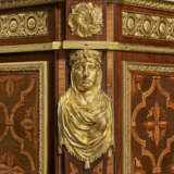 A LATE LOUIS XV ORMOLU-MOUNTED SYCAMORE, AMARANTH, TULIPWOOD AND PARQUETRY SECRETAIRE A ABATTANT - photo 3