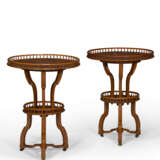 A PAIR OF LOUIS XVI MAHOGANY GUERIDONS - фото 1