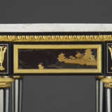 A LOUIS XVI ORMOLU-MOUNTED PEWTER-INLAID JAPANESE LACQUER AND EBONY SIDE TABLE - photo 10