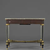 A LOUIS XVI ORMOLU-MOUNTED PEWTER-INLAID JAPANESE LACQUER AND EBONY SIDE TABLE - photo 11