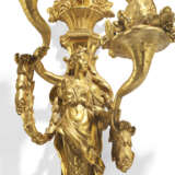 A PAIR OF LATE LOUIS XV ORMOLU TWO-BRANCH WALL-LIGHTS - photo 2