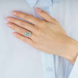 Jugendstil Smaragd-Diamant Ring. - Foto 3