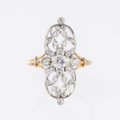 Jugendstil Diamant-Ring.