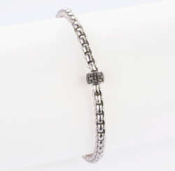 Fope. Flexi-Armband Black Diamonds 'Eka Tiny'.