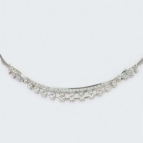 Collier mit feinem Brillant-Besatz. - photo 1