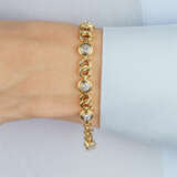 Gold-Armband mit Brillanten. - photo 3