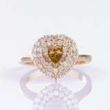 Fancy Diamant-Ring in Herzform. - photo 1