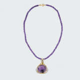 Großer Amethyst-Brillant Anhänger. - photo 1