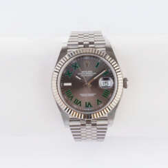 Rolex. Herren-Armbanduhren 'Datejust 41 Wimbledon'.