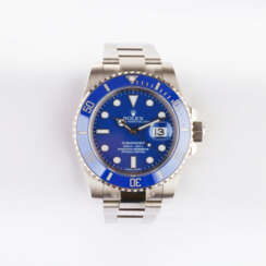 Rolex. Herren-Armbanduhr 'Submariner Date Smurf'.