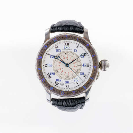 Longines. Herren-Armbanduhr 'Lindbergh Hour Angle Watch' Original Jumbo 1930er. - photo 1