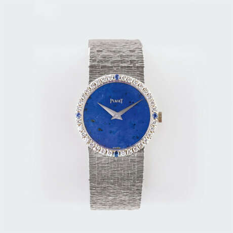 Piaget. Damen-Armbanduhr mit Lapislazuli und Diamanten. - photo 1