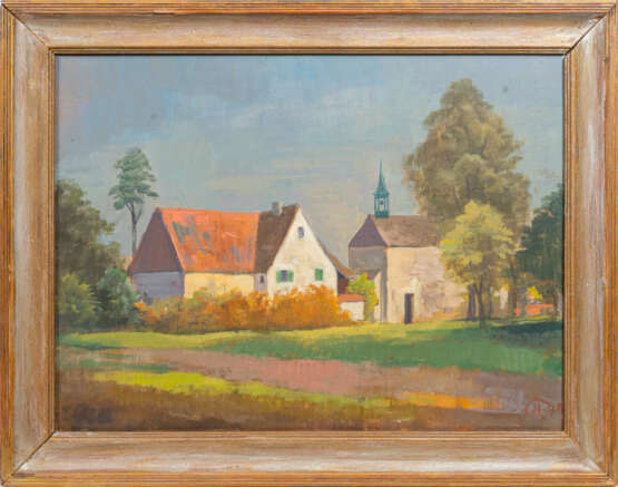 Carl Hofer (Karlsruhe 1878 - Berlin 1955). Loretto-Kapelle in Konstanz. - photo 2