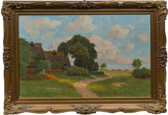 Paul Müller-Kaempff (Oldenburg/O. 1861 - Berlin 1941). Dorf an der Ostsee. - photo 2