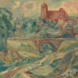 Alexander Kolde (Neuhaldensleben 1886 - Flensburg 1963). Rastenburg mit Kirche St. Georg. - Now at the auction