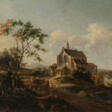 Johann Melchior Roos (Heidelberg 1663 - Kassel 1731). Landschaft mit Kirche. - Now at the auction