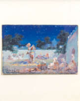 Paul Pascal (Toulouse 1832 - Québec 1903). Triptychon - Orientalische Nächte.