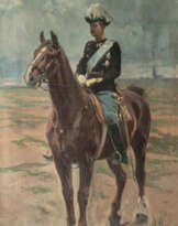 Erik Ludwig Henningsen (Kopenhagen 1855 - Kopenhagen 1930). König Christian X. zu Pferd.